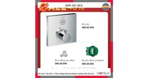 Bộ trộn sen tắm âm Hafele 589.50.363