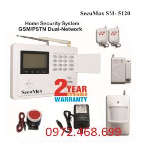 Bộ Trung Tâm Báo Trộm Secumax SM- 5120