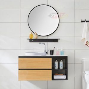 Bộ tủ, chậu, bàn đá, kệ gương Lavabo  ZT-LV892