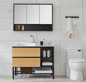 Bộ tủ chậu bàn đá kệ gương Lavabo  ZT-LV892-1FT