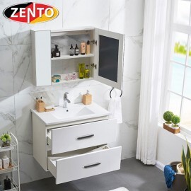 Bộ tủ, chậu kệ gương Lavabo mini ZT-LV955A