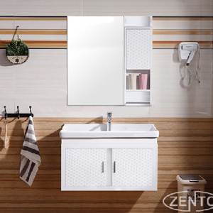 Bộ tủ, chậu, kệ gương Lavabo Zento ZT-LV888