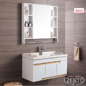 Bộ tủ, chậu, kệ gương Lavabo ZT-LV997-1