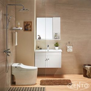 Bộ tủ, chậu, kệ gương Lavabo  ZT-LV897