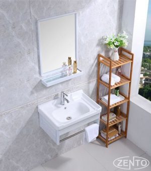 Bộ tủ, chậu, kệ gương Lavabo ZT-LV947