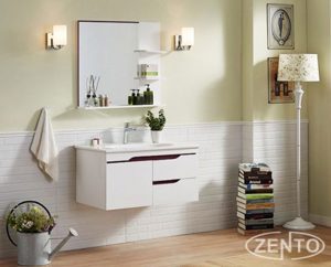 Bộ tủ, chậu, kệ gương Lavabo  ZT-LV895