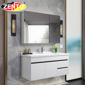 Bộ tủ, chậu, kệ gương Lavabo ZT-LV883E