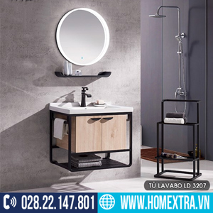 Bộ tủ chậu lavabo Benzler LD-3207