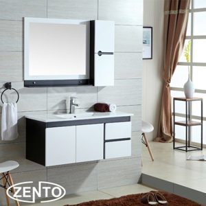 Bộ tủ chậu Lavabo black and white ZT-LV996