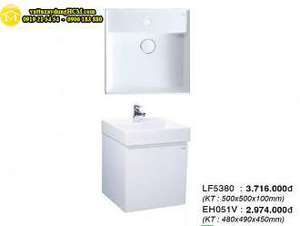 Bộ tủ chậu Lavabo Caesar LF5380 + EH501V