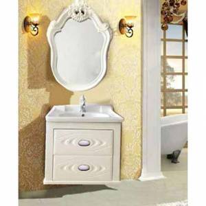 Bộ tủ chậu lavabo nhựa PVC Sáng Tạo 863
