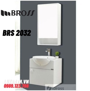 Bộ tủ chậu PVC cao cấp Bross BRS-2032