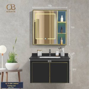 Bộ tủ chậu QB Cabinet QG8001-QS180-QL930V