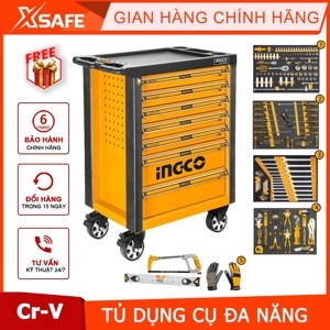 Bộ tủ kéo 4 ngăn 162 món công cụ Ingco HTCS271621