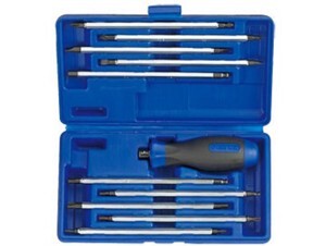 Bộ tua vít 11 chi tiết hoa thị Kingtony 32518MR02