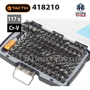 Bộ tua vít 117 chi tiết TACTIX 418210