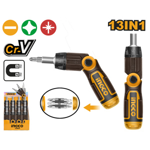 Bộ tua vít 13 đầu Ingco AKISD1208