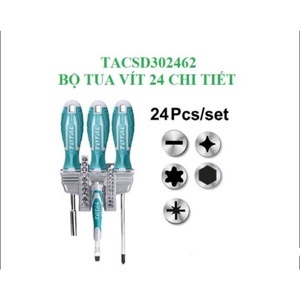 Bộ tua vít 24 chi  tiết TACSD302462