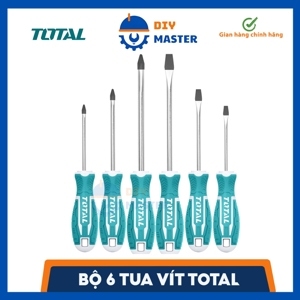 Bộ tua vít 6 chi tiết Total THT250606