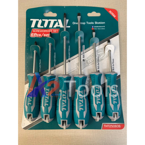 Bộ tua vít 6 chi tiết Total THT250606