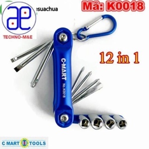 Bộ tua vít C-Mart K0018 12 chi tiết