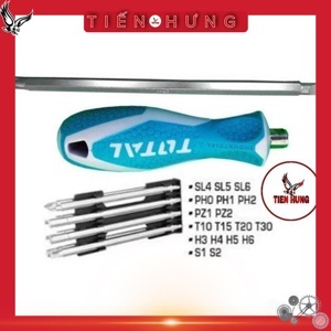 Bộ tua vít đa năng 18 trong 1 Total THT250236