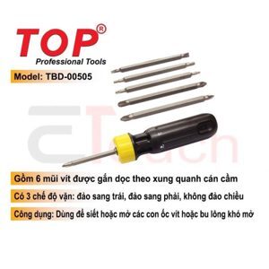 Bộ Tua Vít Đảo Chiều 12 Trong 1 TOP TBD-00505