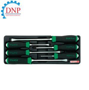 Bộ tua vít dẹt, bake 8 món Toptul GAAT0805