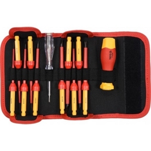 Bộ tuốc nơ vít cách điện 12 chi tiết Yato YT-28290