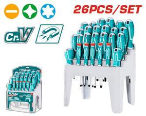 Bộ tuốc nơ vít đa năng 26 chi tiết Total THT250626