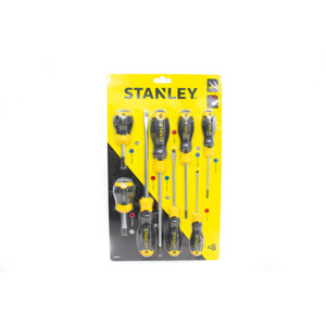 Bộ tuốc nơ vít dẹp và bake 8 cây Stanley STMT66673