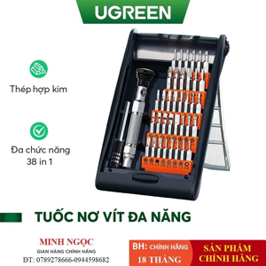 Bộ tuốc nơ vít hợp kim nhôm 38 trong 1 đa chức năng Ugreen 80459