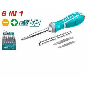 Bộ tuốc nơ vít (tô vít) 6 đầu Total THT2506076