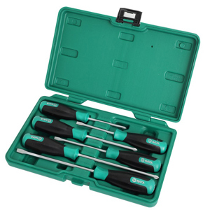 Bộ tuốt nơ vít dẹp bake loại T Sata 09309