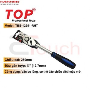 Bộ tuýp 10 chi tiết cần tự động bọc nhựa TOP TBS12251 - 1/2"