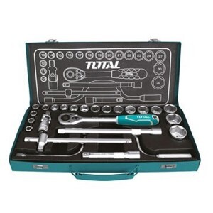 Bộ tuýp 1/2" 24 chi tiết Total THT141253 10-32mm