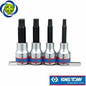 Bộ tuýp 1/2″ 4pcs sao dài Kingtony 4136PR