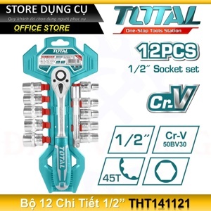 Bộ tuýp 12 chi tiết Total THT141121 1/2"