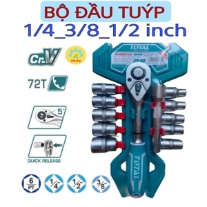 Bộ tuýp 12 chi tiết Total THT141121 1/2"