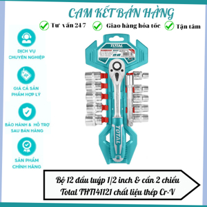 Bộ tuýp 12 chi tiết Total THT141121 1/2"