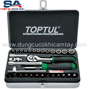 Bộ tuýp 1/4" 32 chi tiết Toptul GCAD3205