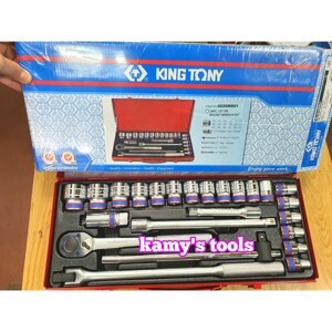 Bộ tuýp 24 chi tiết hệ inch Kingtony 4526SR - 1/2"