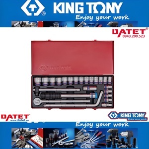 Bộ tuýp 24 chi tiết hệ mét Kingtony 4528MR - 1/2"