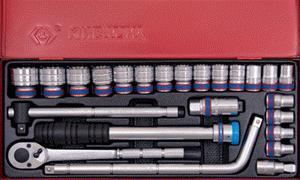 Bộ tuýp 24 chi tiết hệ mét Kingtony 4033MR - 1/2"