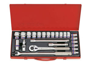 Bộ tuýp 24 chi tiết hệ mét Kingtony 4032MR - 1/2"