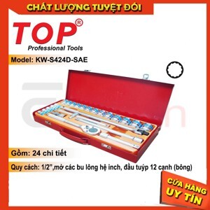 Bộ tuýp 24 chi tiết Top KW-S424D-SAE