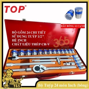 Bộ tuýp 24 chi tiết Top KW-S424D-SAE