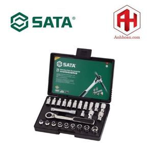 Bộ tuýp 25 chi tiết cần tự động Sata 09-131 - 1/4inch