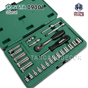 Bộ tuýp 25 chi tiết Sata 09001