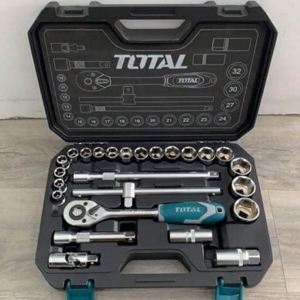 Bộ tuýp 25 chi tiết Total THT121251 1/2"